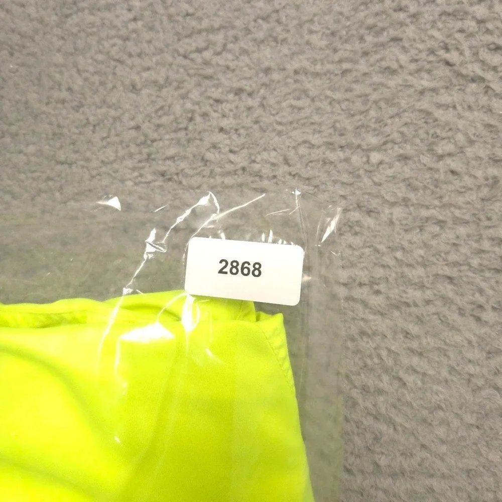 Nike Swim Trunks Mens XL Neon Yellow Elastic Waist Drawstring Pockets